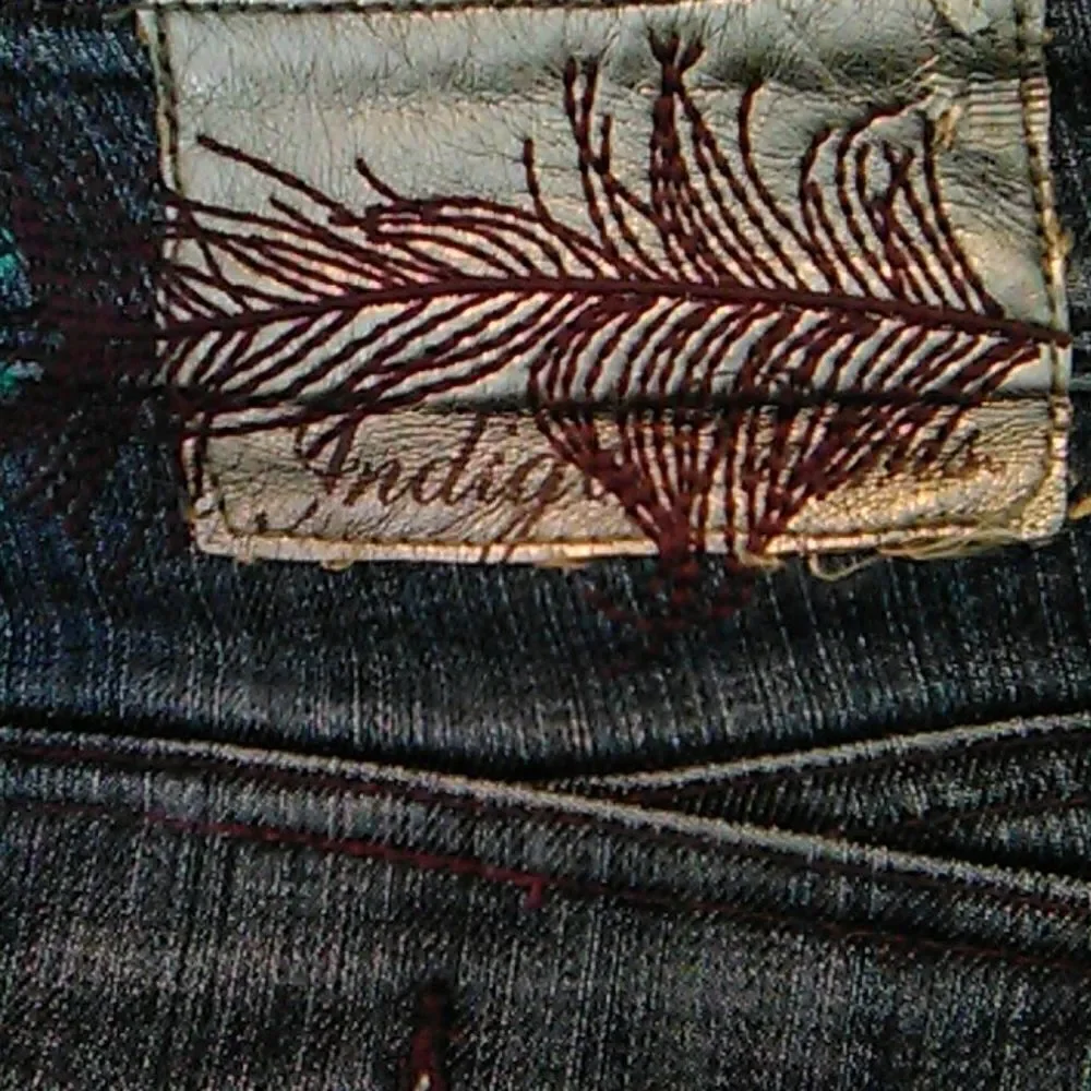 Indigo Palms Wider Leg Jeans